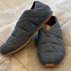 Teva Men's Ember Quilted Slip-On Shoes - Charcoal and Tan